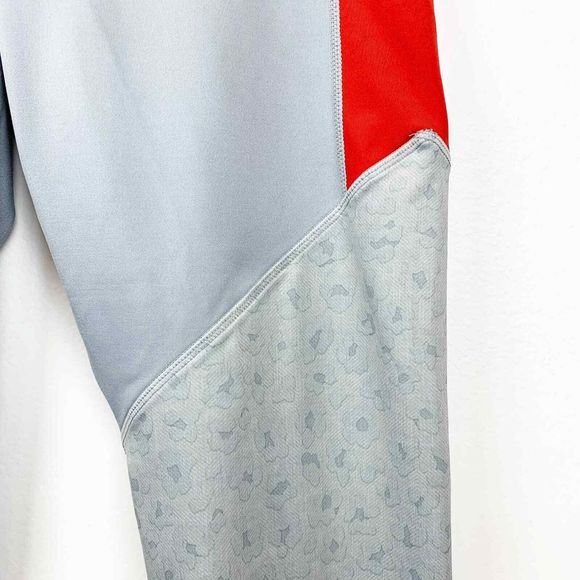 JoyLab Joy Lab Athletic Yoga Pants Leggings Gray Burnt Orange Floral XL - Picture 5 of 11